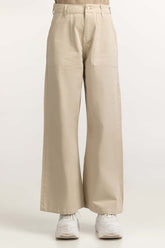 Beige Basic Trouser WM-JNS-WS23-011